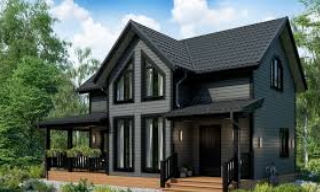 Проекты каркасных домов с террасой от 3643 рублей | Строй-Рбц
